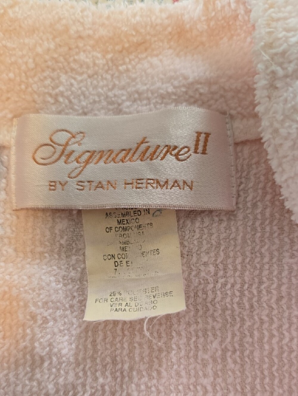 Vintage Women's Chenille Signature II By Stan Herman - Picture 2 of 6
